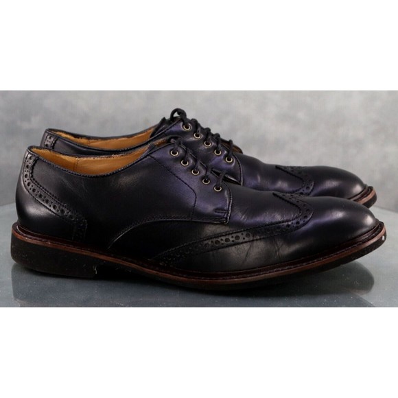 Cole Haan Phinney Men\'s Wingtip Dress Shoes Size 10.5 Leather Black C12198 main image 10